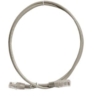PATCHCORD UTP 5e 1m szary ART oem
