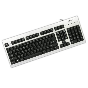 KLAWIATURA ART CLASSICA PS/2+USB AK-45SL srebrno-czarna