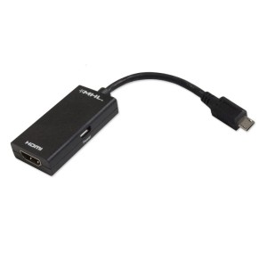 ADAPTER do SAMSUNG/HTC micro USB męski / HDMI żeński (MHL) ART oem