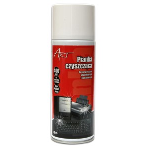 PIANKA CZYSZCZĄCA do powierzchni plastikowych i metalowych 400ml AS-05 ART