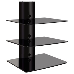 PÓŁKA ŚCIENNA potrójna DVD/TUNER 30KG D-51 ART