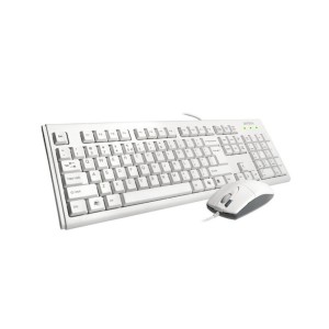 ZESTAW KLAWIATURA + MYSZ A4-TECH KM-720620D biały