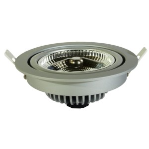 LED ART, AR111 z oprawą, 1x10W h.power,  AC230V, WW