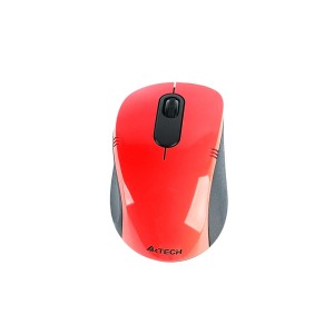 MYSZ A4 G7-630N-4 2,4Ghz, CZERWONA, ZASIĘG 15M, MINI ODBIORNIK