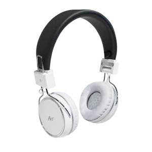 SŁUCHAWKI BLUETOOTH Z MIKROFONEM ART AP-B02 białe (TOUCH)