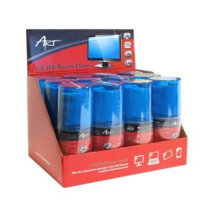 PŁYN ZE ŚCIERECZKĄ DO EKRANÓW LCD/PLAZMOWYCH 200 ml AS-12 ART 12-PAK DISPLAY
