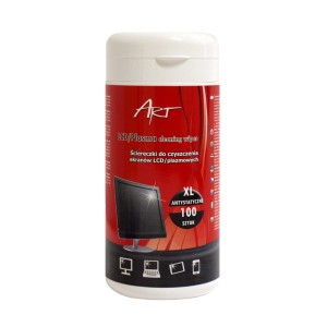ŚCIERECZKI XL DO CZYSZCZENIA EKRANÓW LCD/TFT 100SZT AS-14 ART