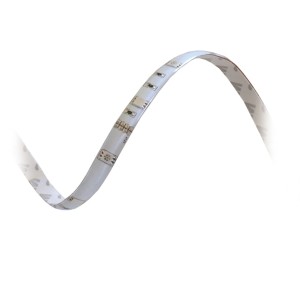 Pasek LED ART,IP65,10mm*5m,7.2W/m,30xSMD5050/m, biały podkład, DC12V, RGB