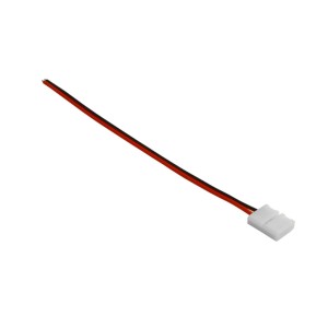 Łącznik pasków LED 8mm niewodoodpornych, jednokolorowych, (zacisk+przewód 2żyły)