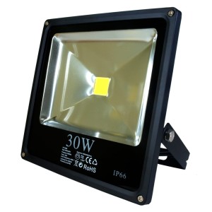 Lampa zew. LED ART,30W,slim,IP66, AC80-265V,black, 3000K-warm white