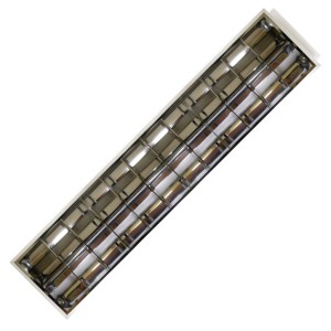 Oprawa rastrowa, podtynk. ART 2xTUBA LED T8, 120*30cm,  AC-230V,