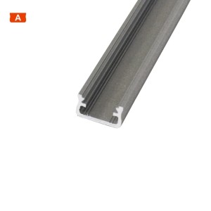 Profil alu typ A (napowierzchniowy) 1m (9,3x16mm)