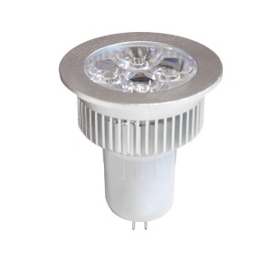 wyprzedaż żarówka LED ART, GU5.3, 50mm, 4X1W high power, AC230V!, WW