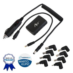 AUTOMATYCZNY ZASILACZ SAMOCHODOWY DO NOTEBOOKA/TABLET 70W  "micro" ART