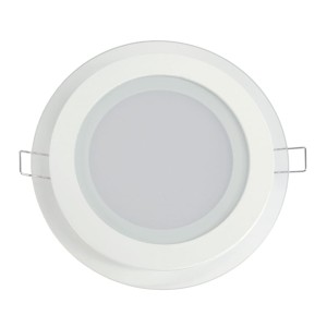 Panel LED ART, round, 100mm, 6W, AC-230V, WW 3000K
