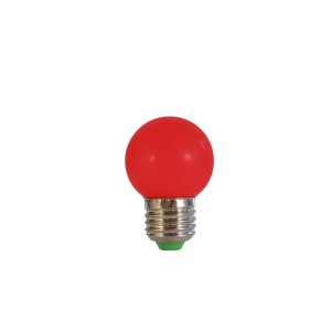 Żarówka bańka, LED ART E27, 0.5W, AC230V, red