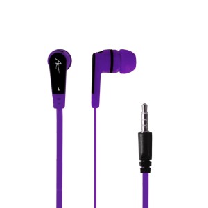 SŁUCHAWKI DOUSZNE Z MIKROF ART S2F fioletowe smartphone/MP3/tablet