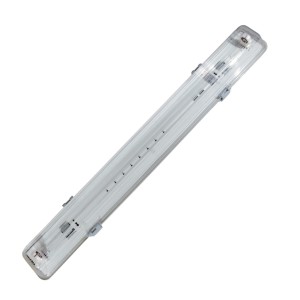 Oprawa IP65 ART 1x TUBA LED T8, 60cm,  AC-230V, transp.