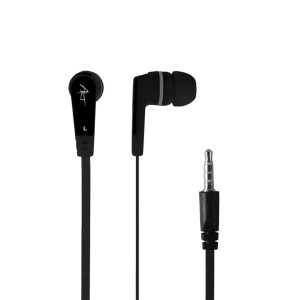 SŁUCHAWKI DOUSZNE Z MIKROF ART S2B czarne smartphone/MP3/tablet