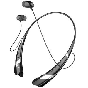 SŁUCHAWKI BT Z MIKROFONEM ART AP-B21 czarne/srebrne (RING) sport